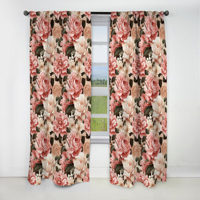 Robbyn - Damask Curtain - Blackout Damask Curtain - 1 Panels