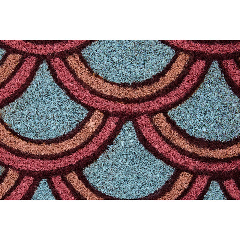 Hannah Non-Slip Geometric Indoor Doormat
