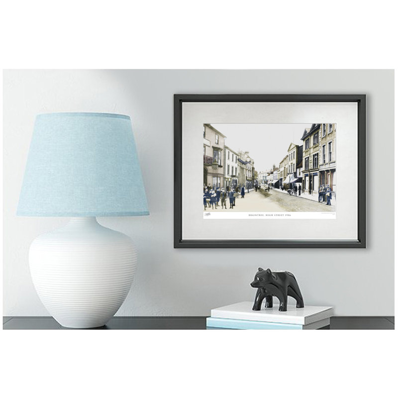 Braintree, High Street 1906 by Francis Frith - Single Picture Frame Print, 45cm H x 60cm W x 2.3cm D