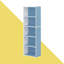 Aliesha Open Shelf Bookcase-32698198-69977018