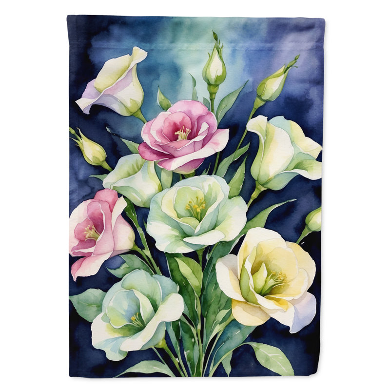 Drapeau de maison de fleurs Liatris, Lisianthus