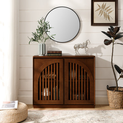 2 Door Storage Accent Cabinet with by Latitude Run