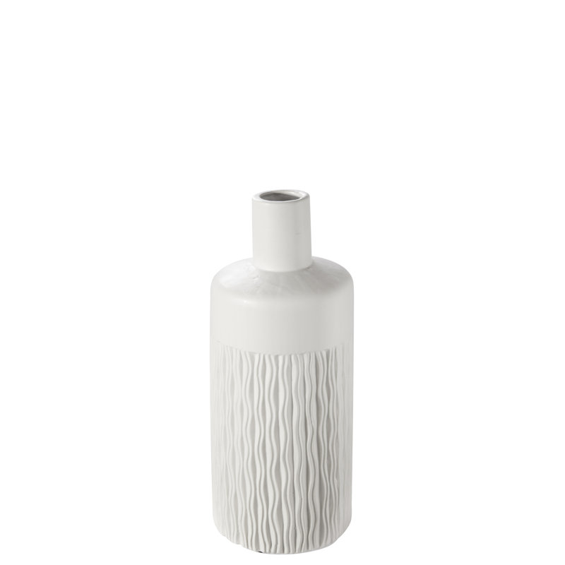 Urban Trends Collection Ceramic Table Vase, 14.5" H x 5.5" W x 5.5" D