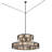 Telluride 36 - Light Dimmable Drum Chandelier