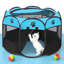 Grand parc portatif pour chien