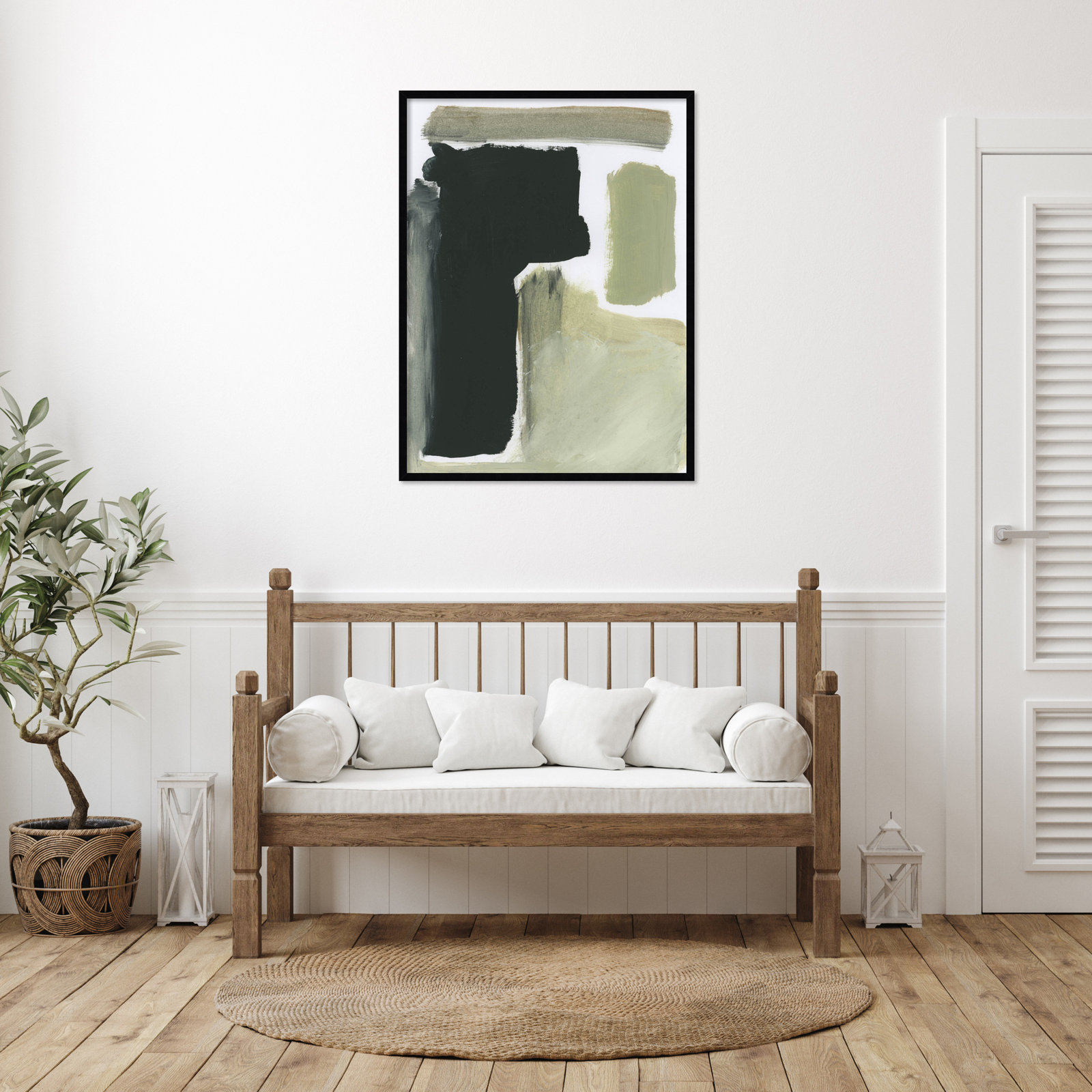 Cleve "Total" Print by Dan Hobday, 41" H x 31" W, Black