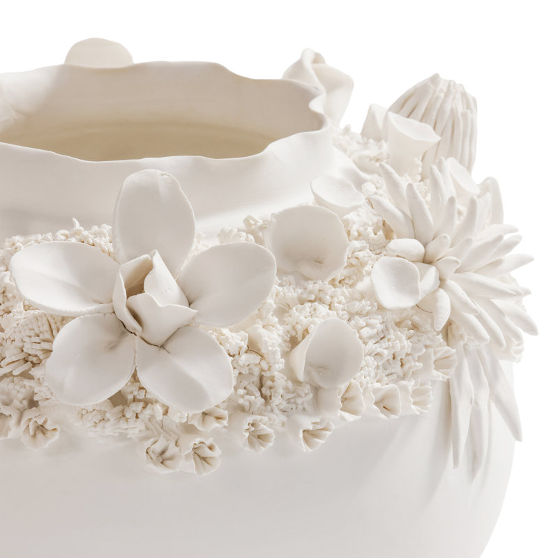 Vase en céramique fait à la main Shellstone