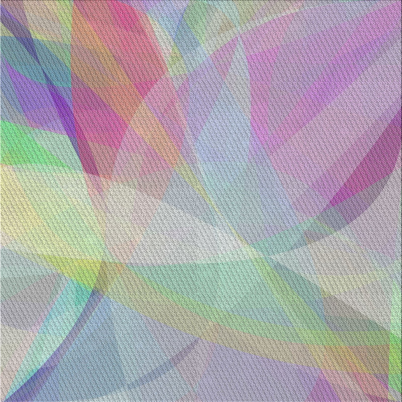 Abstract Indoor Rug, Square 8'