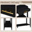 Console à 3 tiroirs avec tablette de rangement Farmhouse-577137985