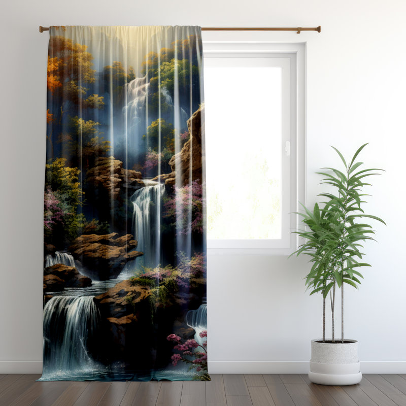 Paire de rideaux obscurcissant en polyester Guiseppe, L 56 po x L 78 po