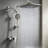 11.8-Inch Handheld Shower Head – Brushed Nickel Finish with Anti-Fouling Treatment-136275991
