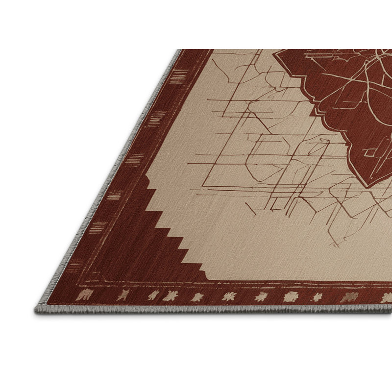 Infinite Boundaries Rug, Square 4'