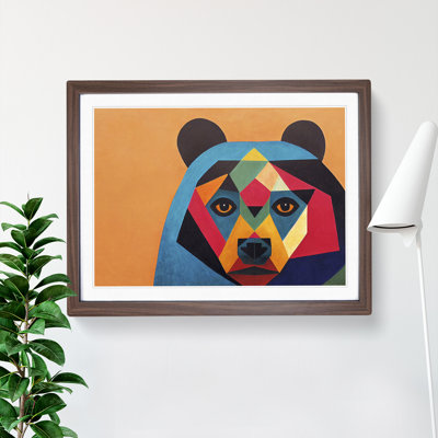 Abstract Bear Vol.2 - Framed Print