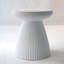 Table d'appoint de salon moderne - H 18,1 po, table de bout décorative de jardin