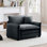 Canapé confortable à assise profonde simple avec un oreiller pour le salon