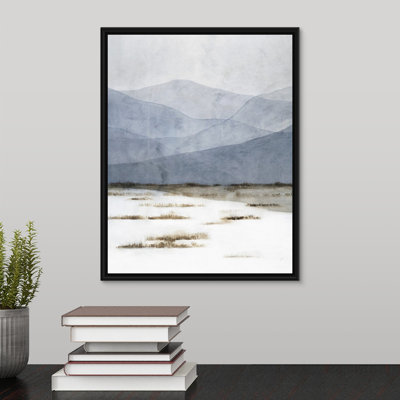 « winters aube », peinture sur toile