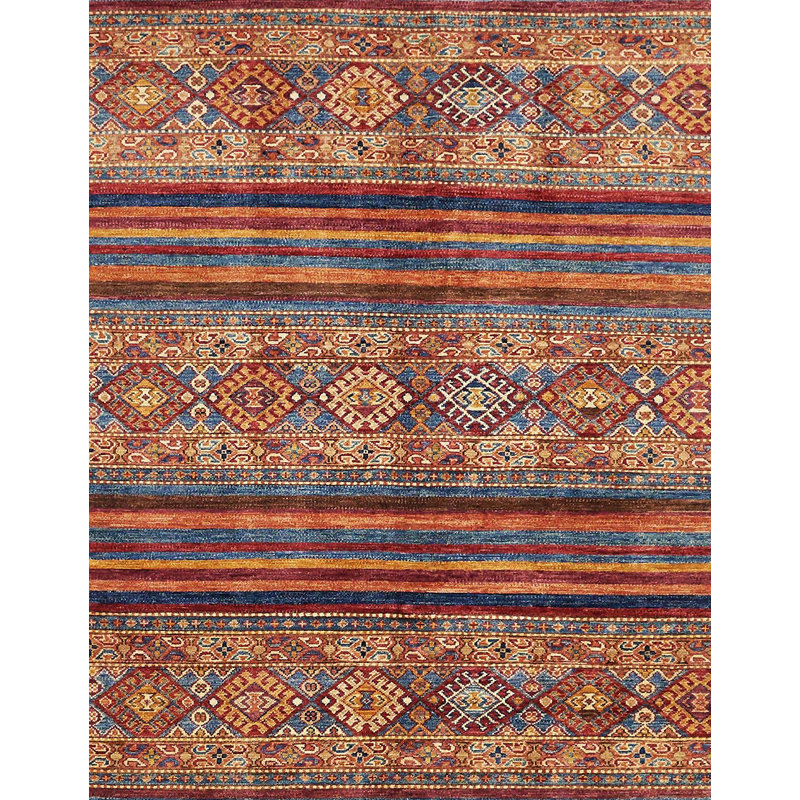 11 - Tapis abstrait moderne 594, Rectangle 7 pi x 10 pi