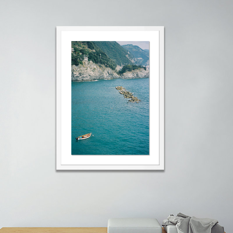 Last Boat On The Water by Jade Hammer, White