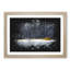 Eibsee Lake In Germany Paint Splash - Framed Print-56915638-56915635