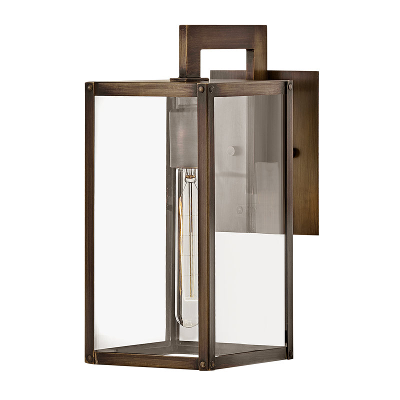 Max 1 - Light Outdoor Wall Lantern, 13.25" H x 6" W x 9" D