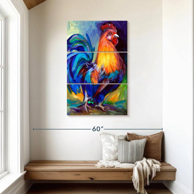 Brampt Rooster One, 45" H x 28" W