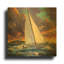  «Into The Wind» par Rich Monet, art mural en métal doré, 36 po x 36 po-1492073918