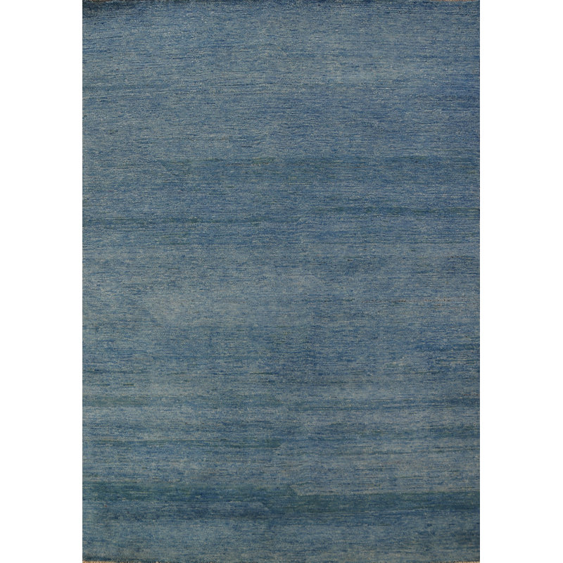 Tapis bleu Gabbeh 5 x 7