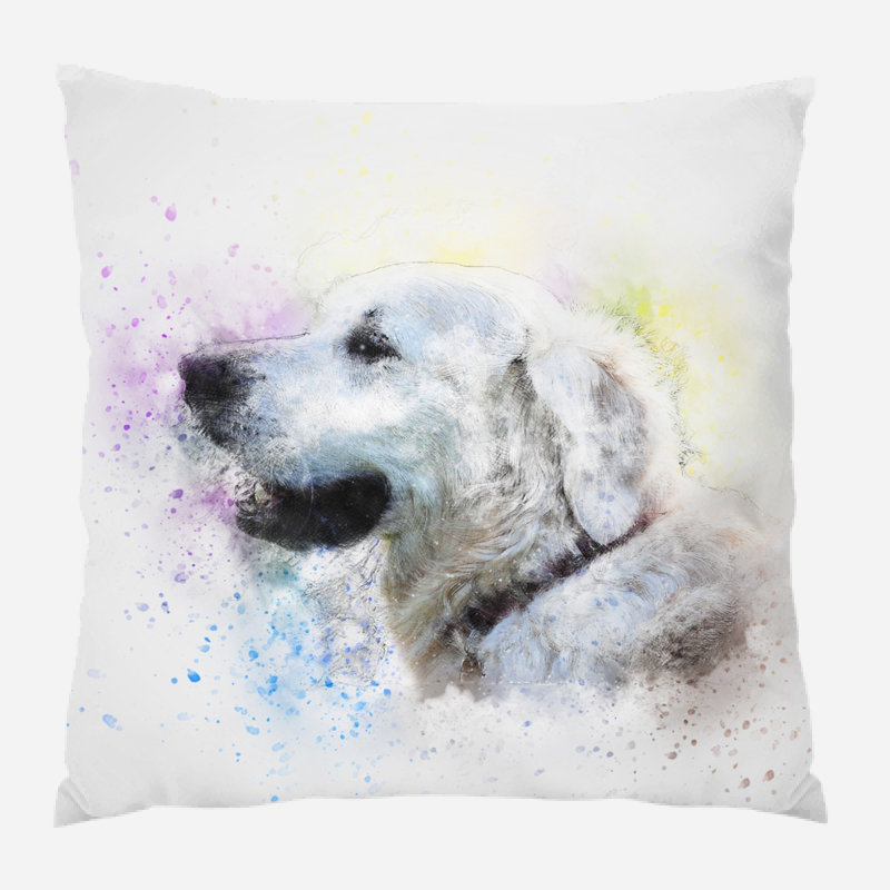 Coussin pour chien Doster, Microsuède, Intérieur