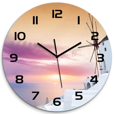 Joshvin Glass Wall Clock