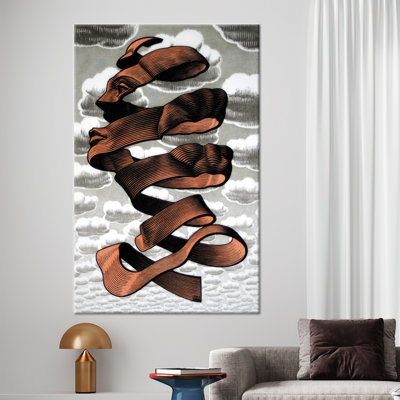«Rind» par MC Escher, toile 3D «Rind By MC Escher», affiche de Maurits, Escher, art mural moderne, toile d'art abstraite