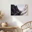 «Black and White Abstract Canyon Formation», art mural-996730092