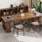 Walnut Rectangular Solid Wood Writing desk-622582179