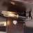 Curio Cabinet Lighted Glass Cabinet Glass Wine Cabinet Curio Display Cabinet with Adjustable Glass Shelves 2 Doors and 1 drawer Cabinet Sideboard With Bulb Included-1411263007