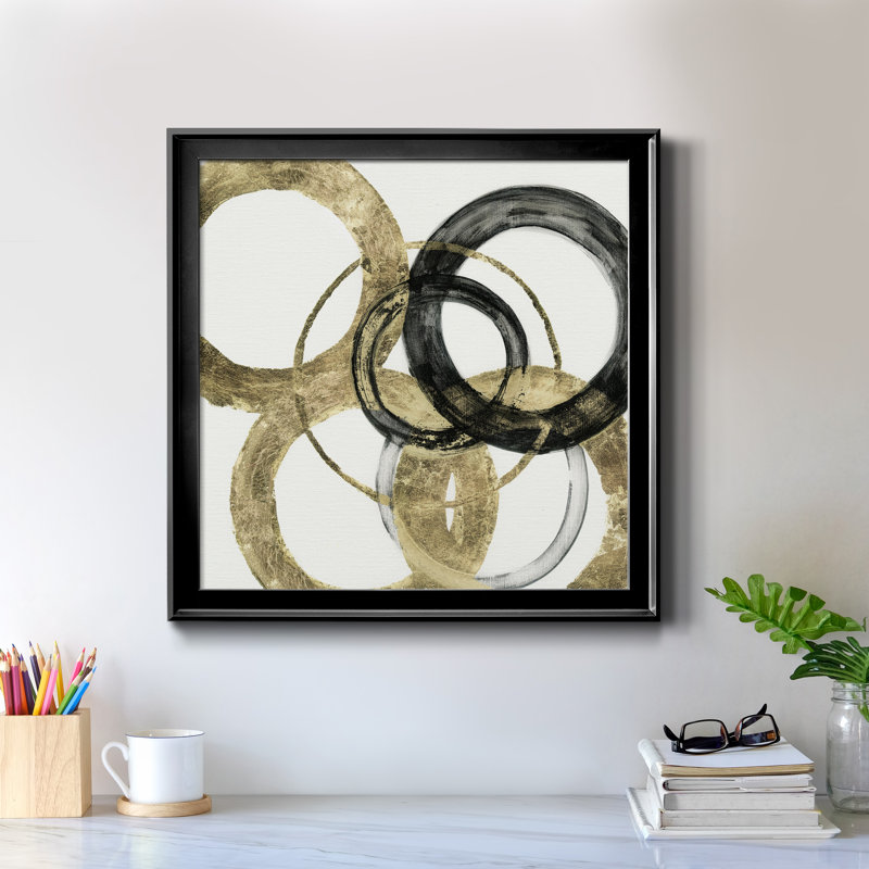 " Ring II ", 26.5" H x 26.5" W x 1.5" D, Black