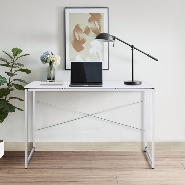 Inbox Zero Azaila Metal Base Computer Desk | Wayfair