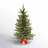 3' Lighted Fir Christmas Tree