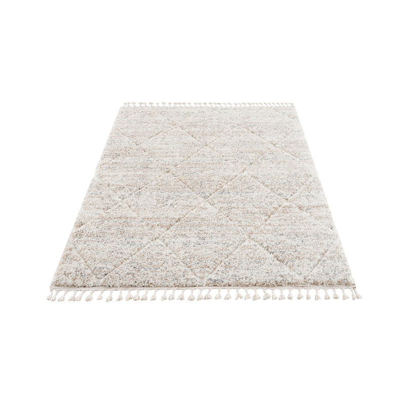 Tapis crème Talas, Rectangle 5 pi 3 po x 7 pi