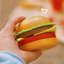 Freniland - Ensemble de jeu de restauration rapide pour enfants de 18 mois et plus, ensemble de jouets pour hamburger, frites, boissons gazeuses et poulet