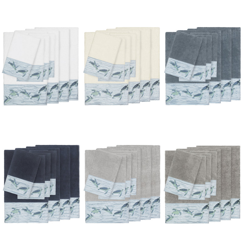 Ensemble de serviettes 8 pièces Mia, Crème