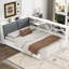 Lit plateforme en bois avec tablettes de rangement et 2 tiroirs-1930291696-1930291703