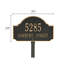 Fitzwilliams 2-Line Lawn Address Sign-2027468864-2027468862