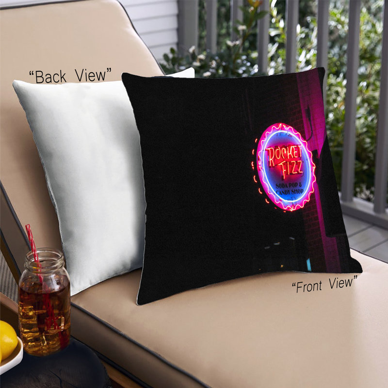 Coussin Neon Neon 69, Microsuède