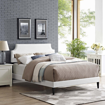 Corene Platform Bed with Squared Tapered Legs