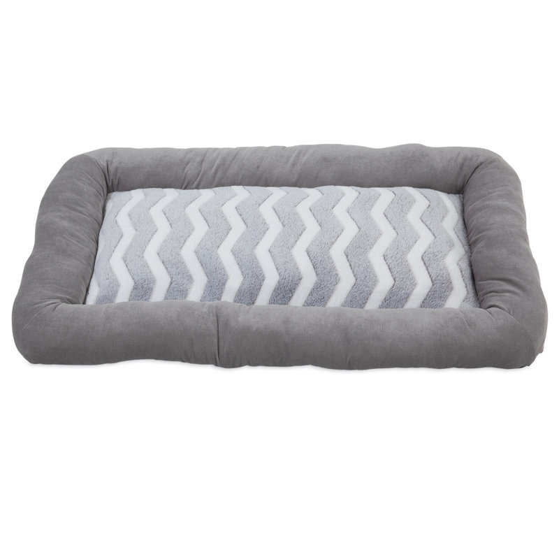 Snoozzy Polyester Pet Bed, Mini (18" W x 14" D x 0.6" H), Gray