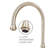 Whitehaus Collection Bridge Faucet with Gooseneck Swivel Spout and Solid Brass Side Spray-35982719-93456964