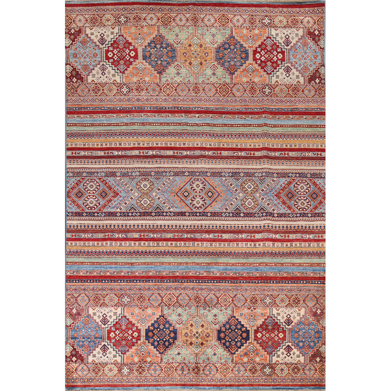 Vegetable Dye Super Kazak Oriental Rug 7x10
