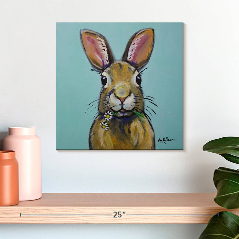 Brampt Rabbit Meadow, 16" H x 16" W