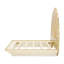 Fantosini King Fan Bed - Gold Leaf