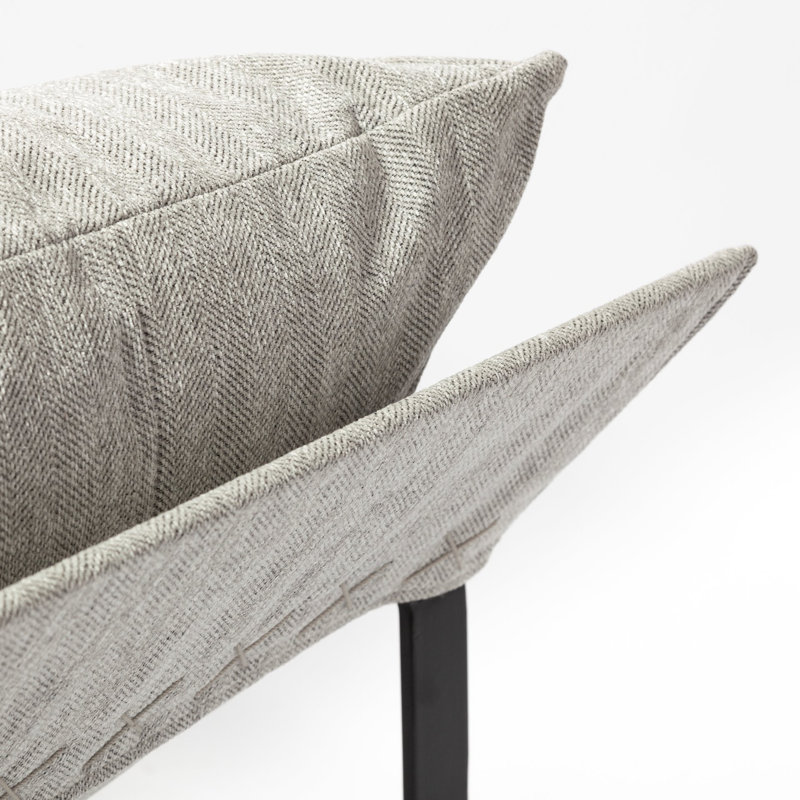 Fauteuil Winifred d'une largeur de 072 cm, Crème
