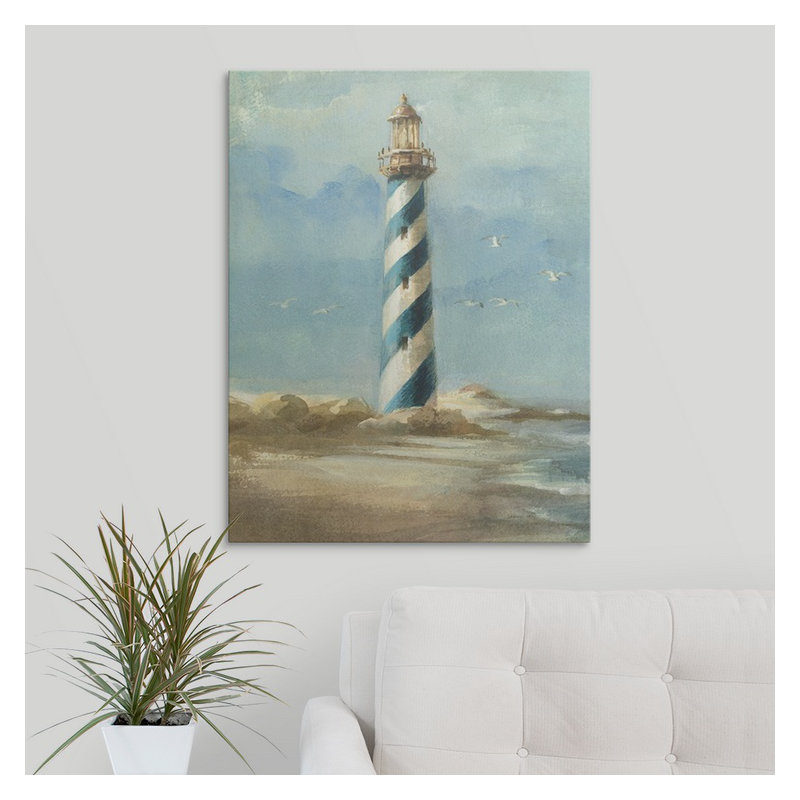 «Lighthouse I» Danhui Nai, reproduction d'art, H 48 po x l 36 po x P 1,5 po, Toile